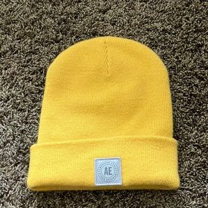 American Eagle yellow beanie